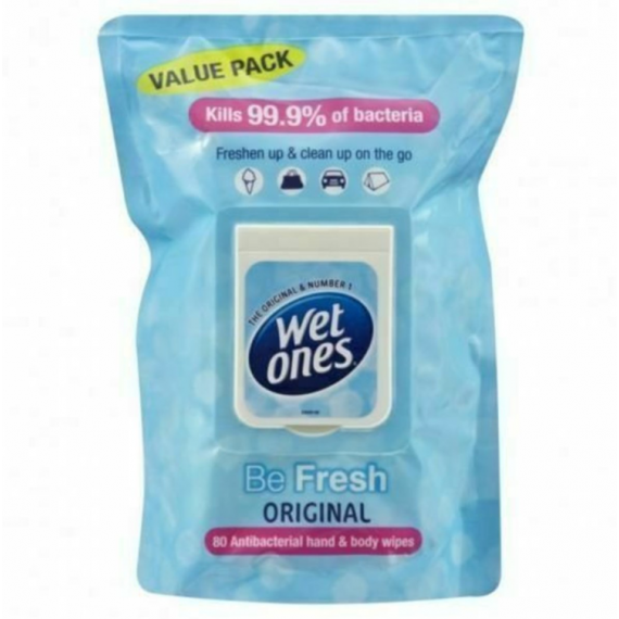 Wet Ones 清新抗菌消毒濕紙巾 80pc