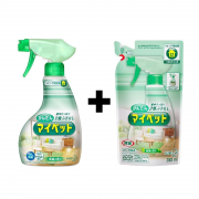 KAO花王 除菌多用途家用清潔噴霧 (新綠清香味) 400ml+補充裝 350ml