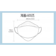 더숲韓國 醫藥用品KF94口罩 1包5個 (白色)