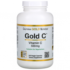 California Gold Nutrition - 美國藥典級維他命C 500毫克 240粒 Gold C™