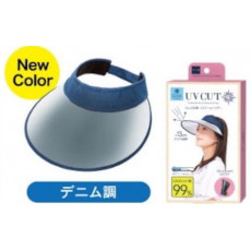 COOLMAX - 日本設計99%防UV 冰感可摺叠太陽帽 (附收納袋) (藍色)  (平行進口)