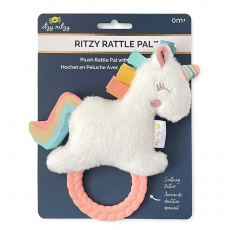 美國 Itzy Ritzy - Ritzy Rattle Pal™ 毛絨玩具+手環牙膠 (0M+) - UNICON