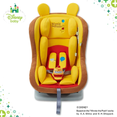 日本Disney Winnie the pooh小熊維尼嬰兒汽車安全坐椅(西松屋限定版)