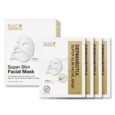 BoLCA+ 肉毒桿菌多肽超薄0.05mm面膜Dermabotul Super Slim Facial Mask 4ea/1box