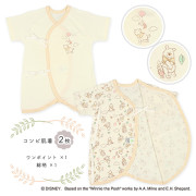 日本西松屋卡通初生和尚袍5件套裝