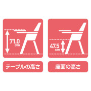 日本西松屋 米奇老鼠嬰幼兒可摺式高腳餐椅