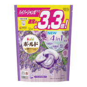 P&G BOLD 4D 4in1炭酸機能抗菌防黴除臭洗衣球 36粒 (紫-薰衣草花卉香氛) 