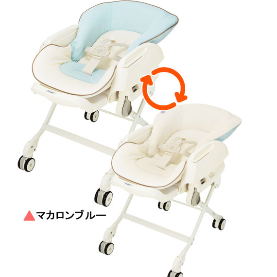 日本Combi原裝雙面替換餐椅套	